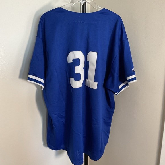 19. Vintage Majestic MLB LA Dodgers #31 Mike Piazza Jersey Size XXL - Picture 7 of 7